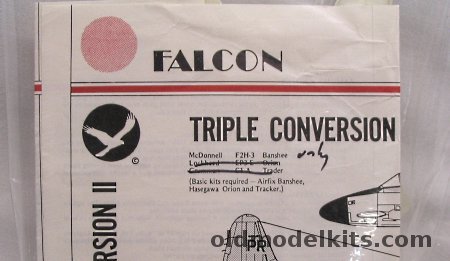 Falcon 1/72 McDonnell F2H-3 Banshee Conversion - (F2H3) plastic model kit